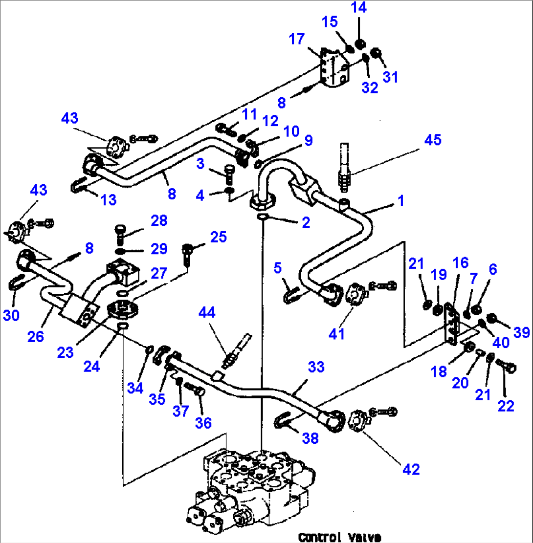 H4200-06A2 HYDRAULIC PIPING ECSS LIFT CYLINDER LINE