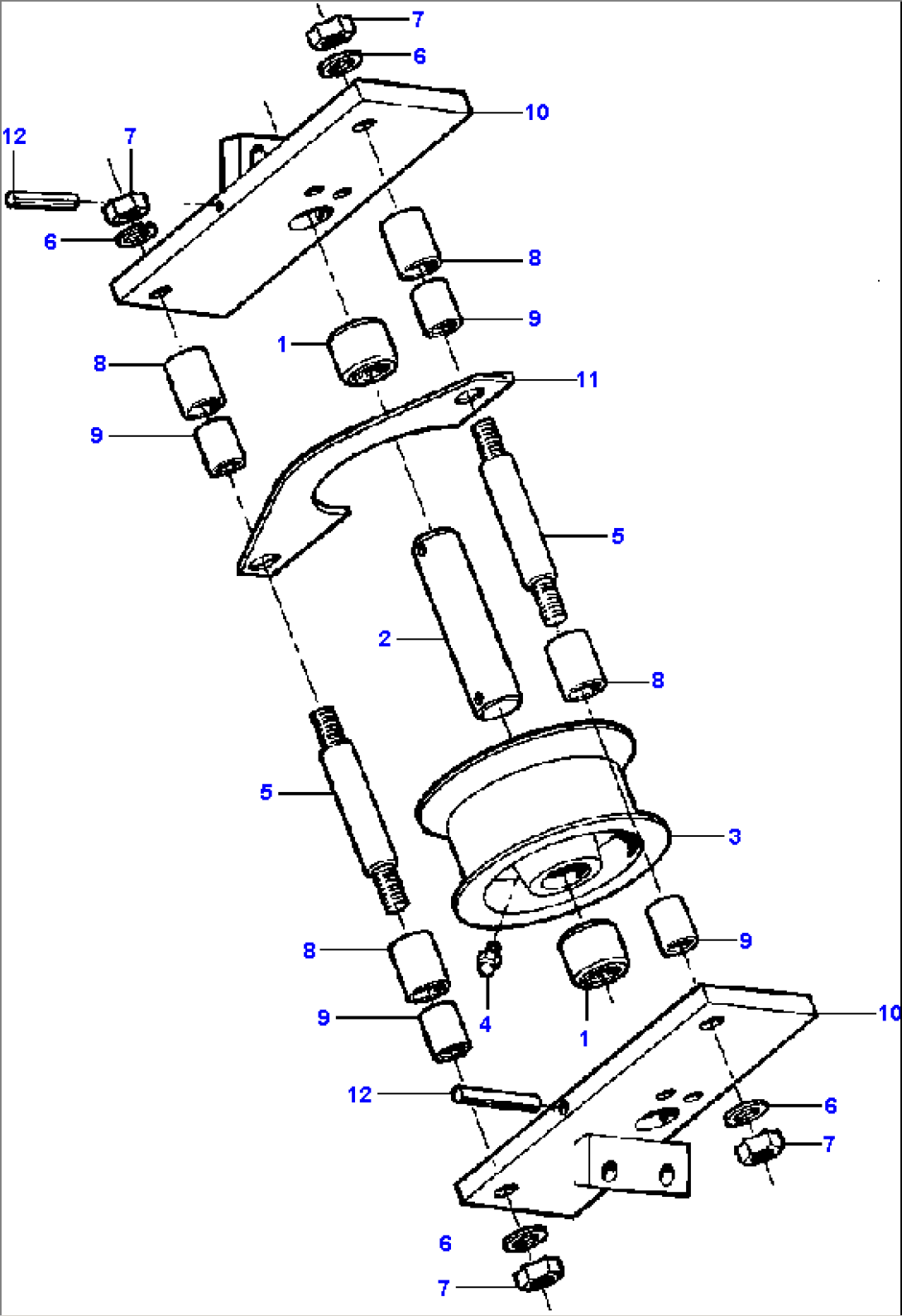 FIG. T0150-01A0 SHEAVE ASSEMBLY - 150A