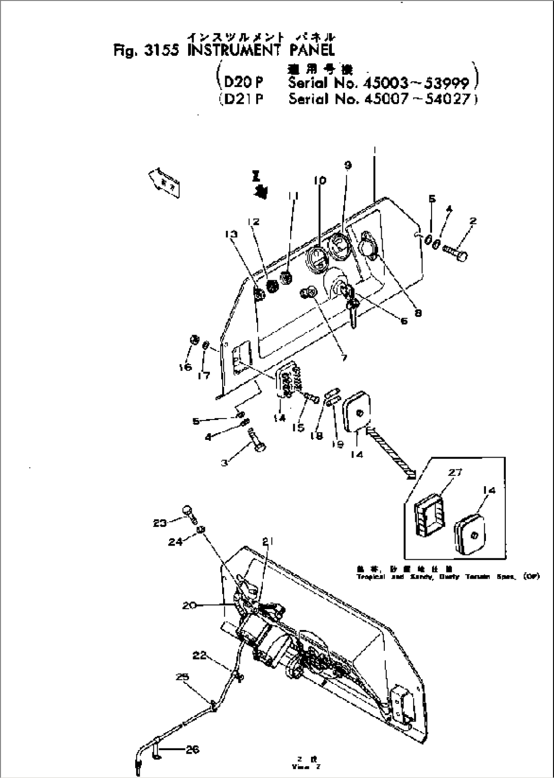 INSTRUMENT PANEL(#45007-54027)