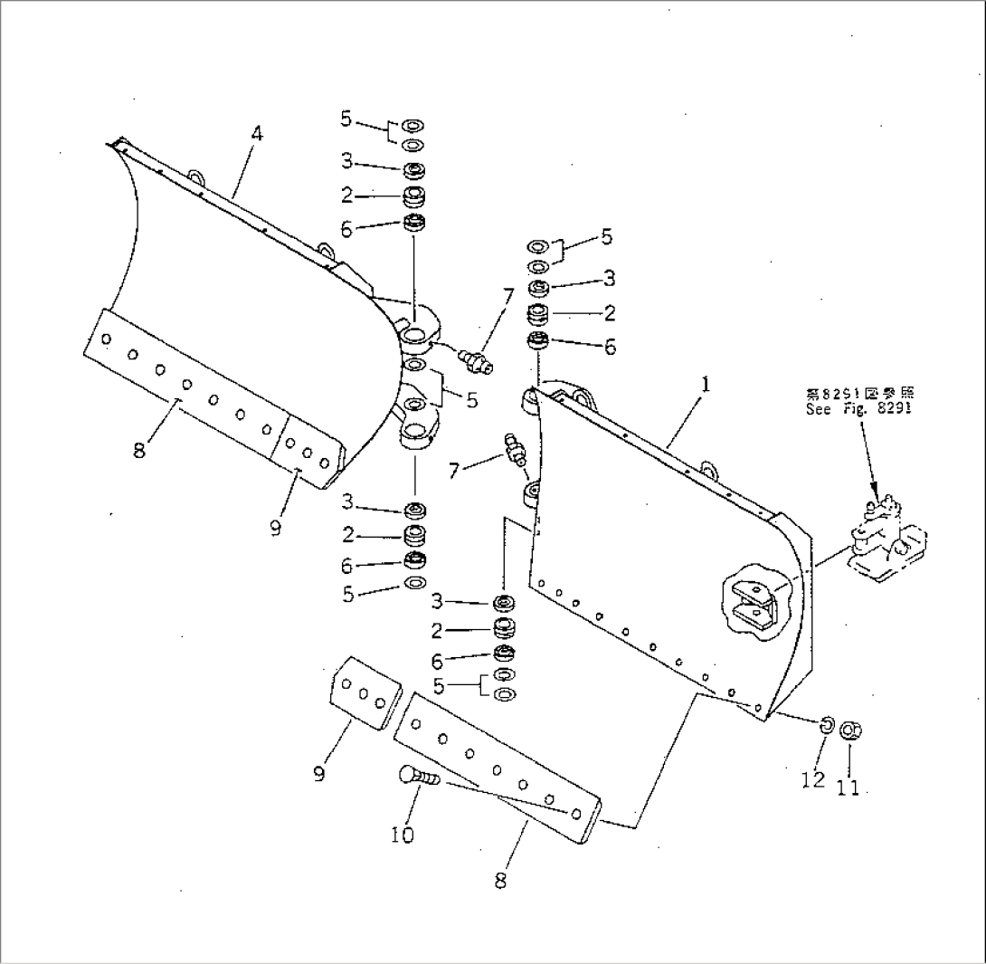 MULTI BLADE (WITH HYDRAULIC MULTI COUPLER)(#30001-)