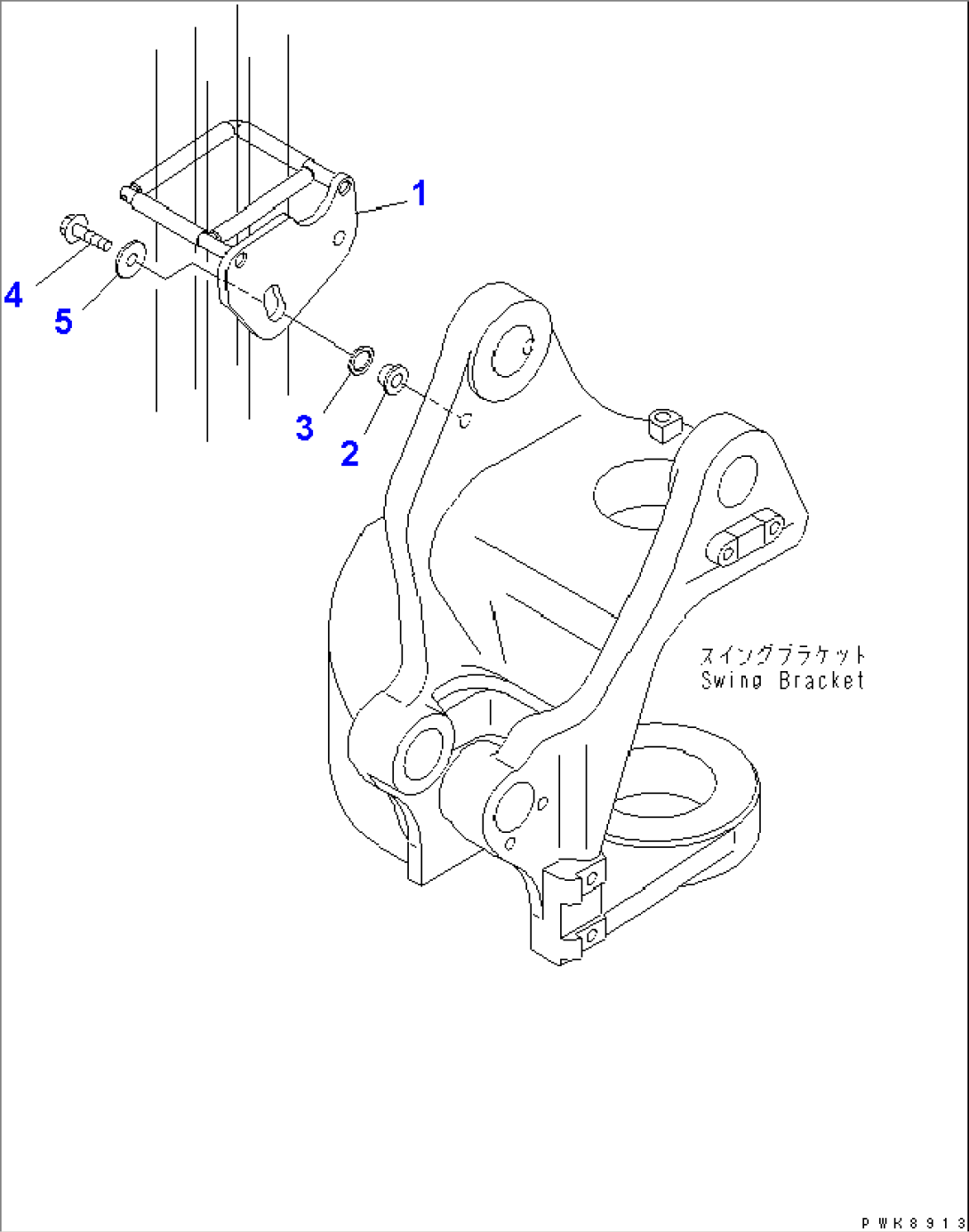 ACTUATER LINE (HOSE GUIDE) (EU ARRANGEMENT)(#3001-)