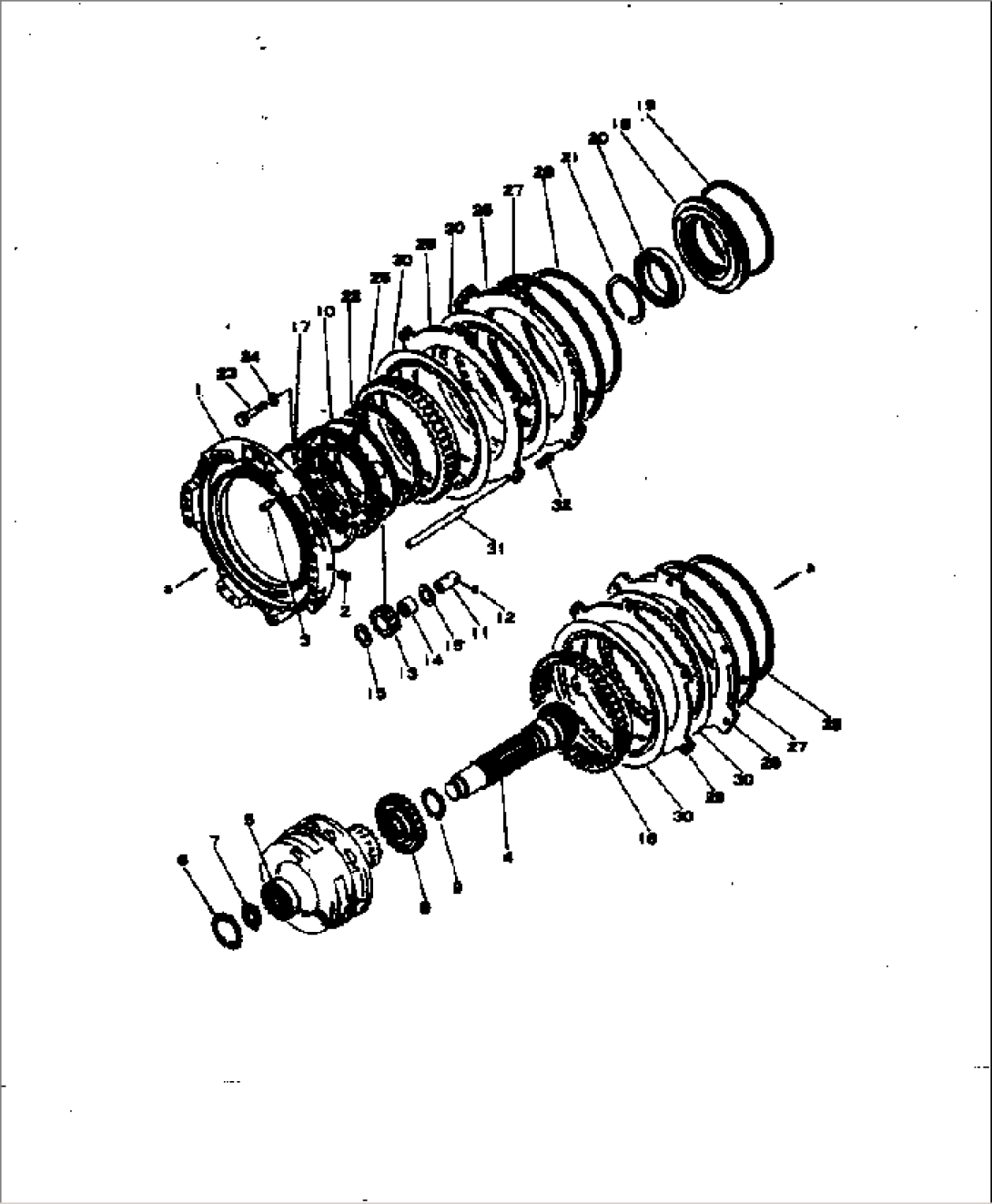 2ND CLUTCH AND 3RD CLUTCH(#31001-)