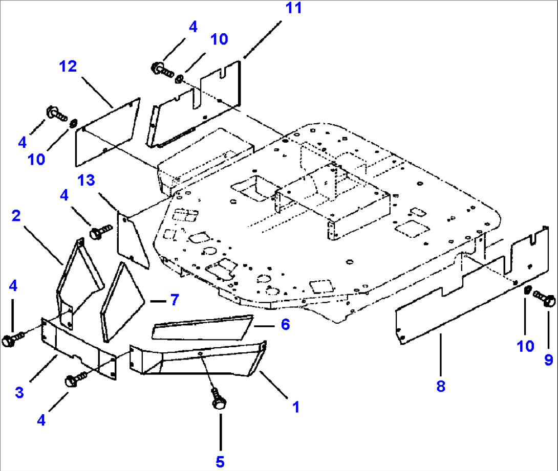 FIG. M4230-01A0 FLOOR - COVER - STANDARD