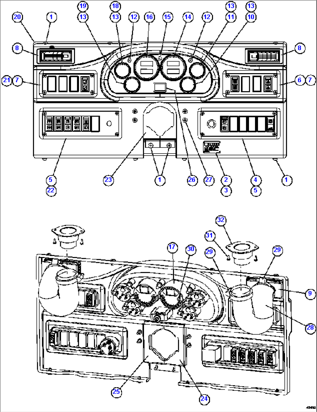 INSTRUMENT PANEL ASSEMBLY EM4322