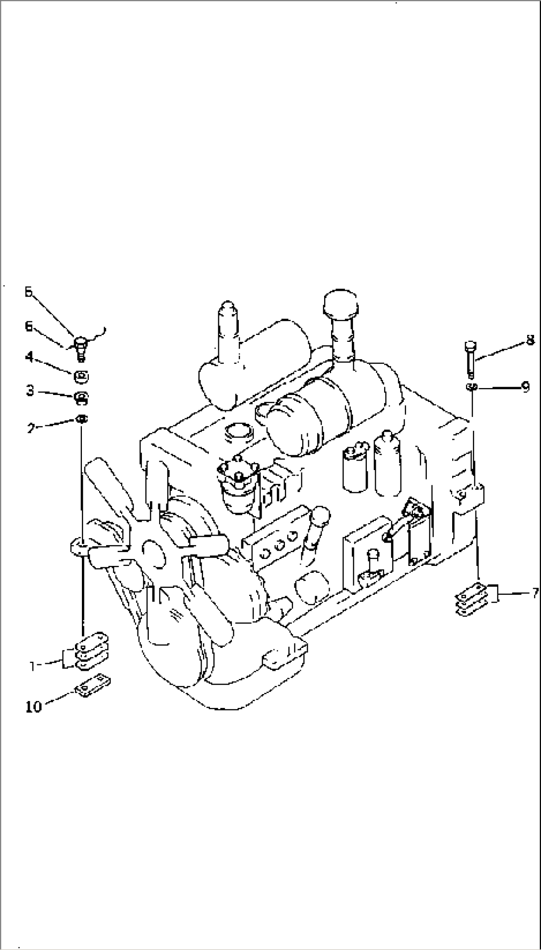 ENGINE ATTACHING PARTS