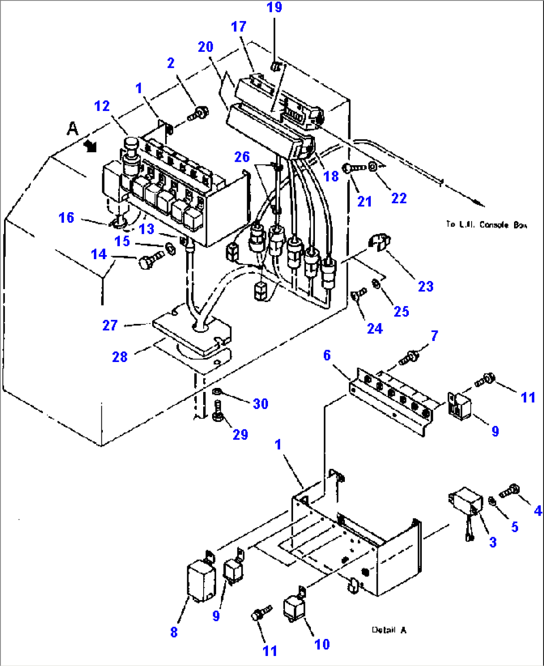 FIG NO. 1431 ELECTRICAL SYSTEM - R.H. CONSOLE