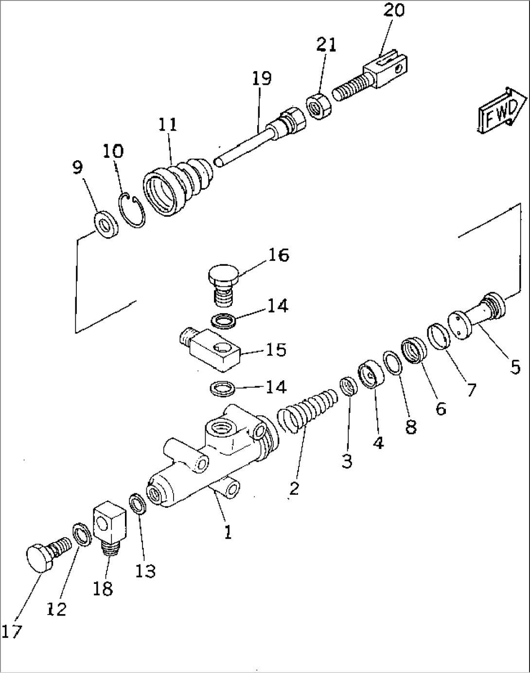 BRAKE MASTER CYLINDER(#1001-1214)