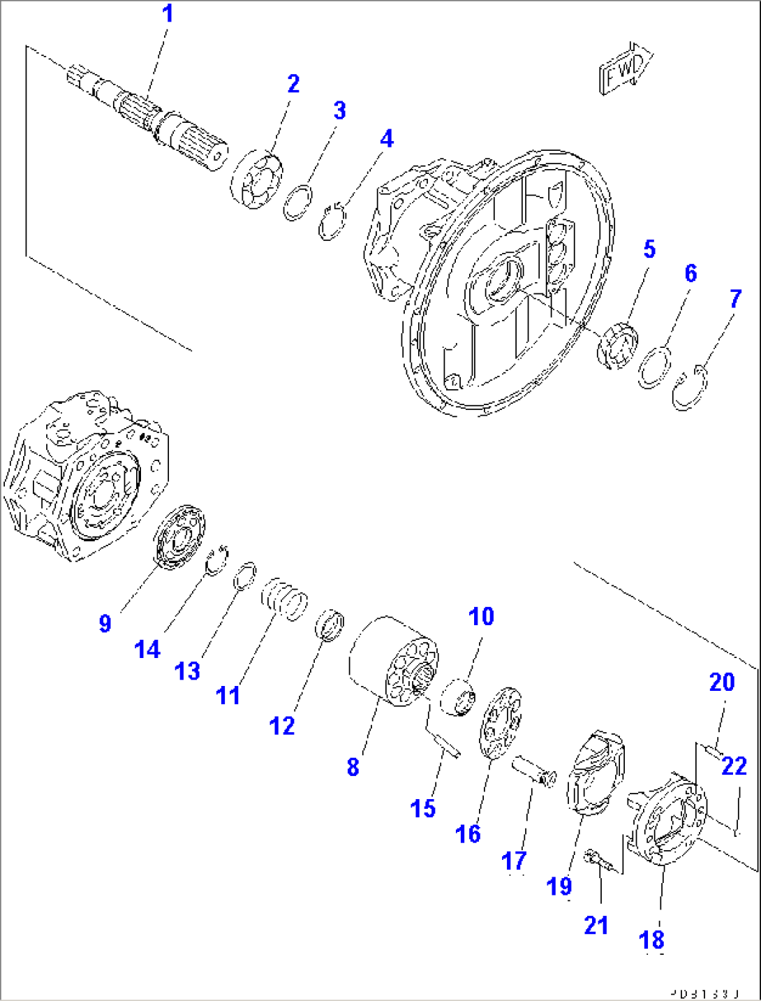 MAIN PUMP (3/9) (HPV 160+160+BARO-02)