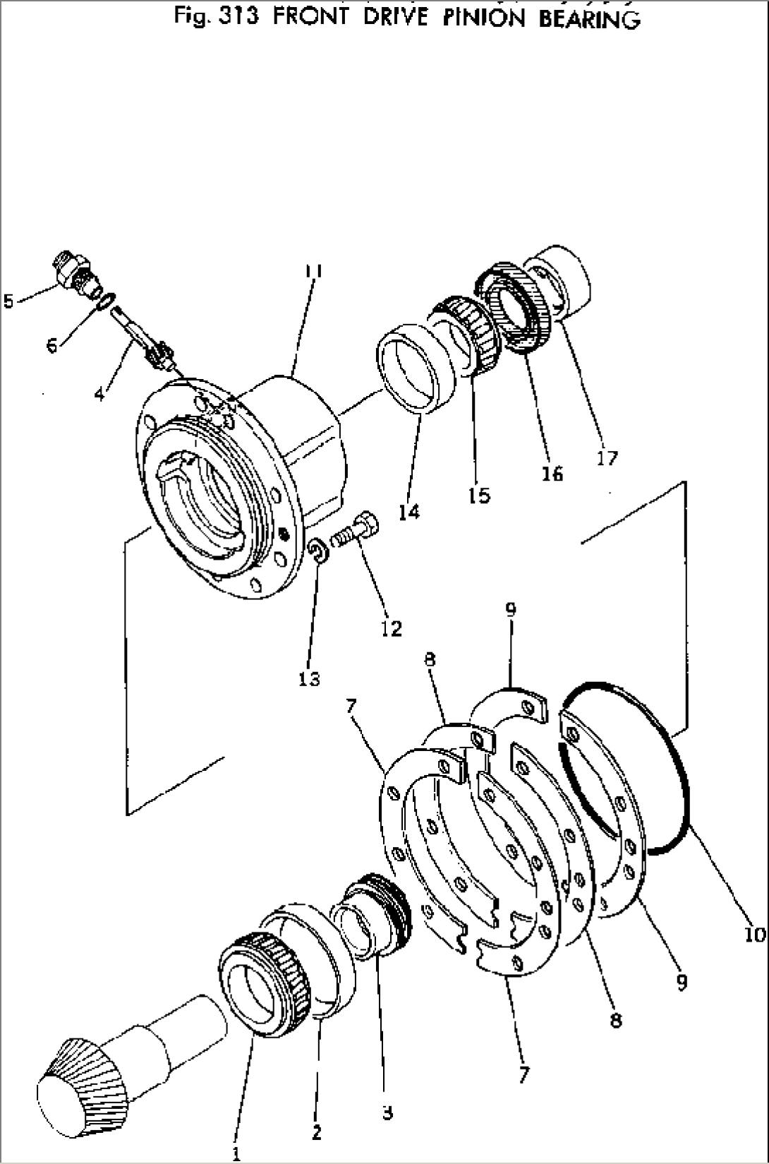 FRONT DRIVE PINION BEARING