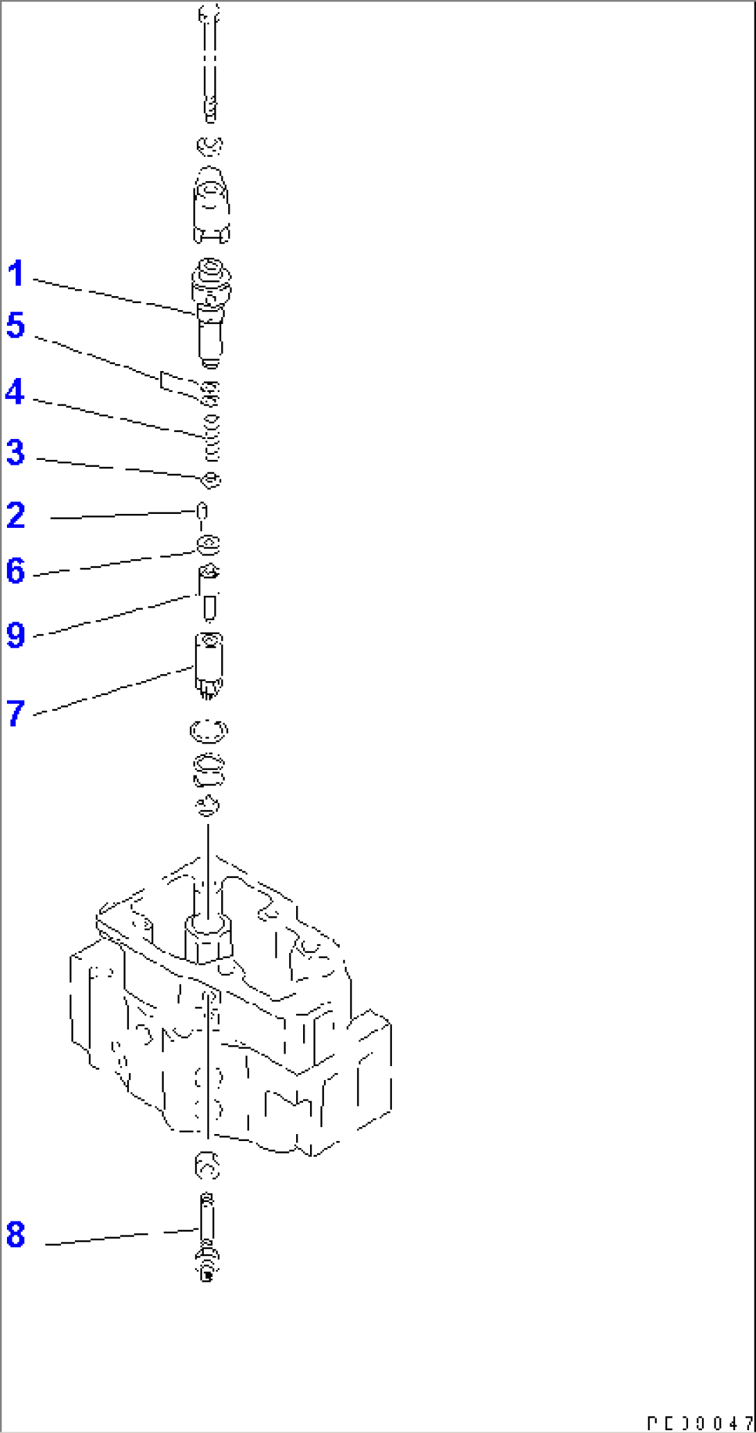 NOZZLE HOLDER (INNER PARTS)(#25748-)