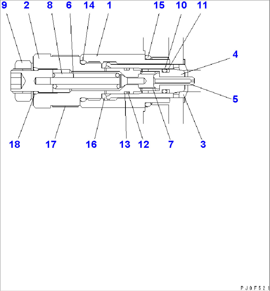 MAIN VALVE (7/10) (RELIEF VALVE)