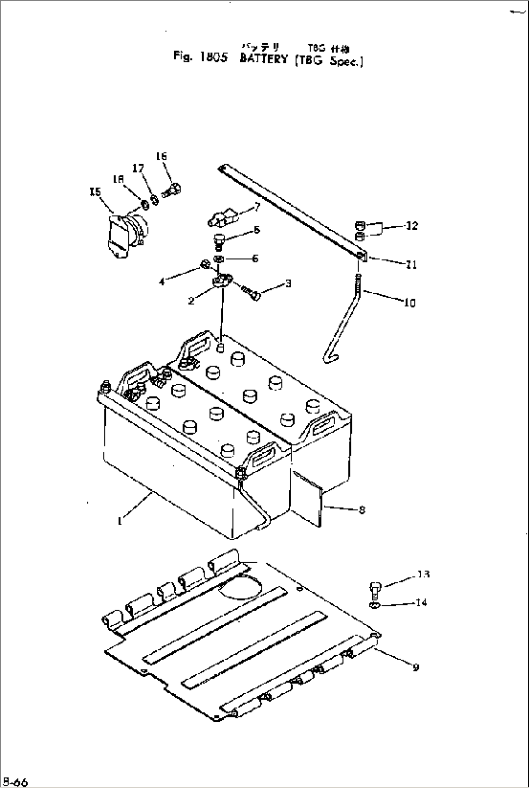 BATTERY (TBG SPEC.)