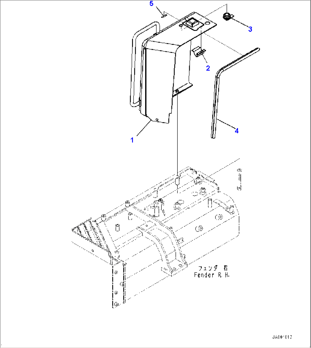 Fender Cover, Valve Cover (#80001-)
