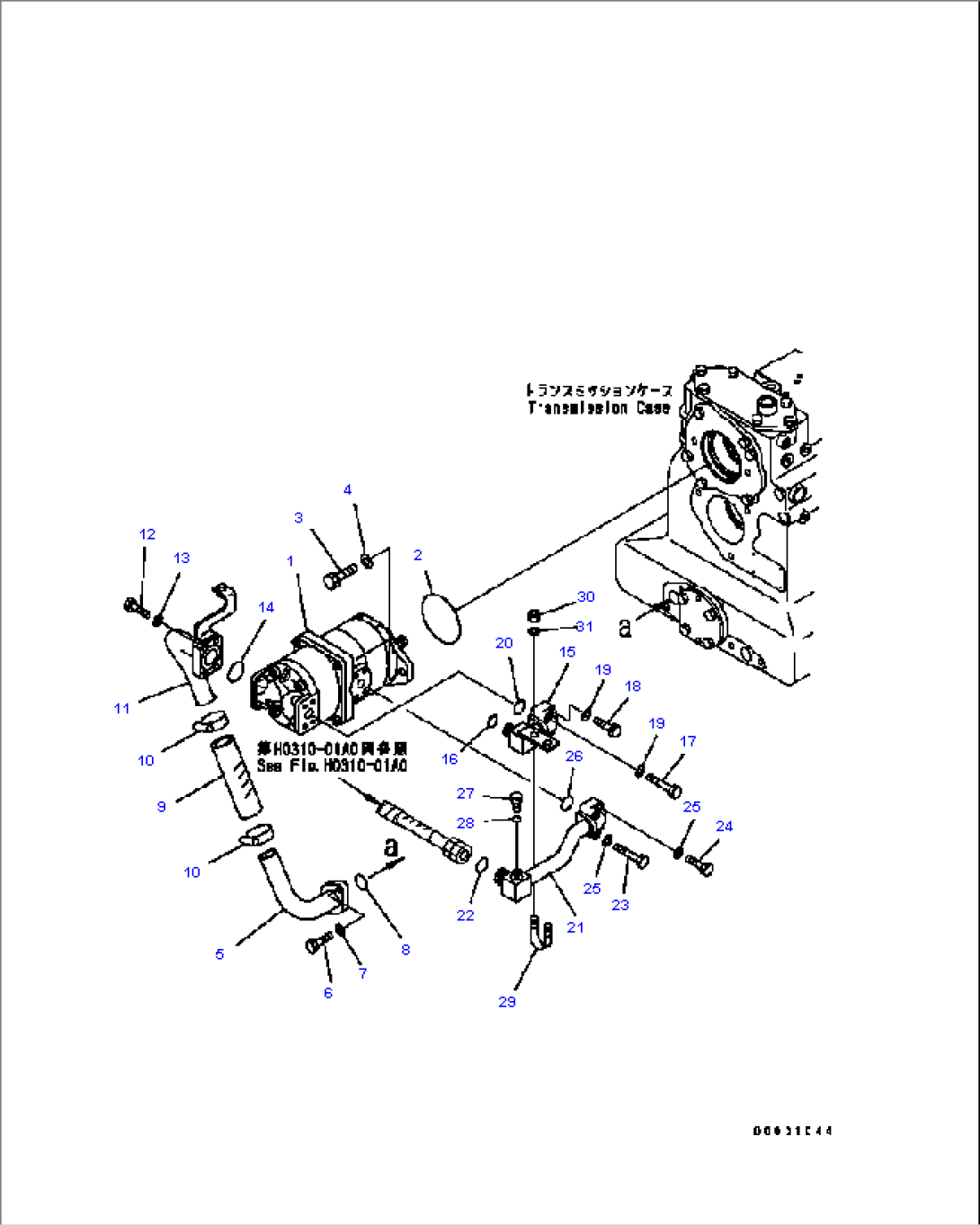POWER LINE PIPING (PUMP AND TRANSMISSION)