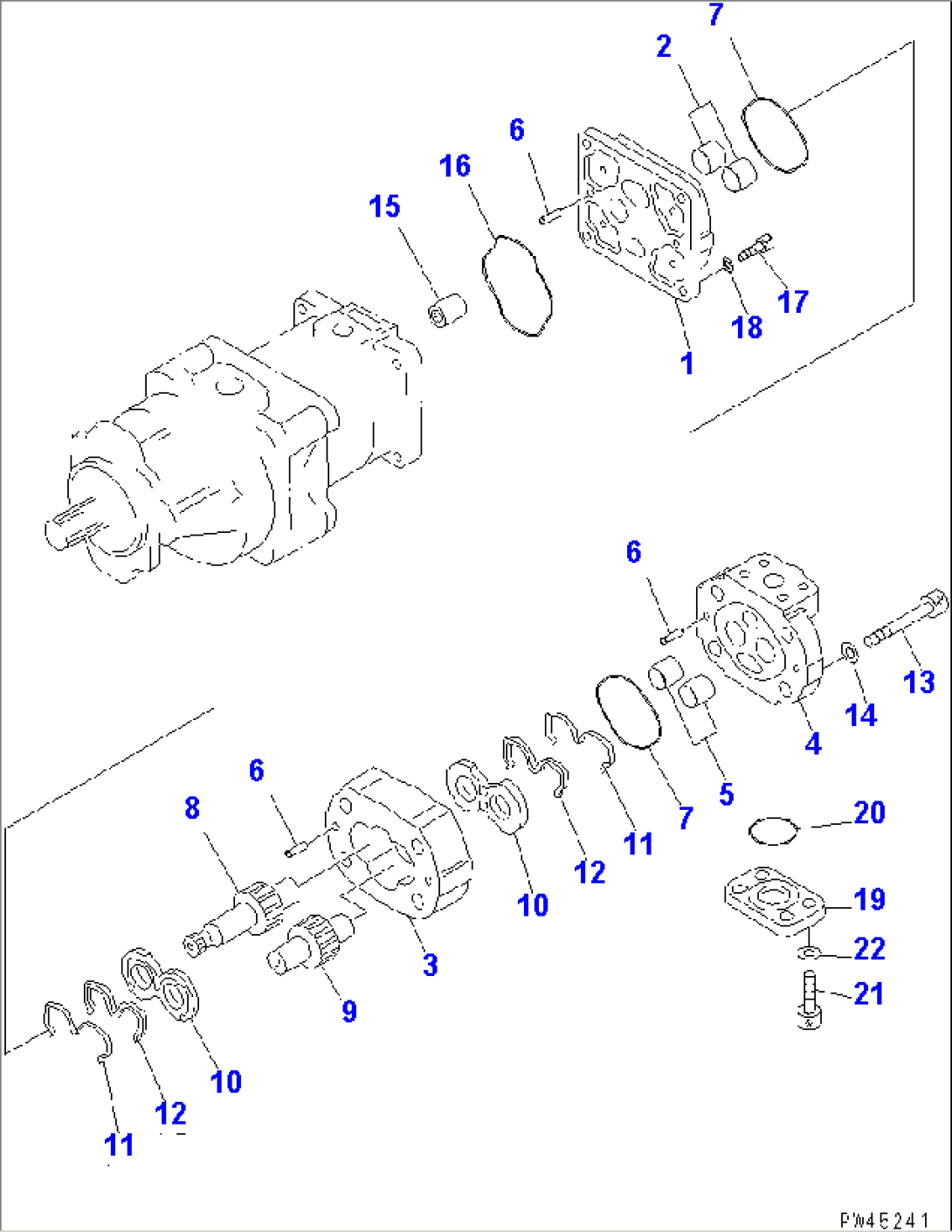 TORQUE CONVERTER AND P.O.C. PUMP (3/3)