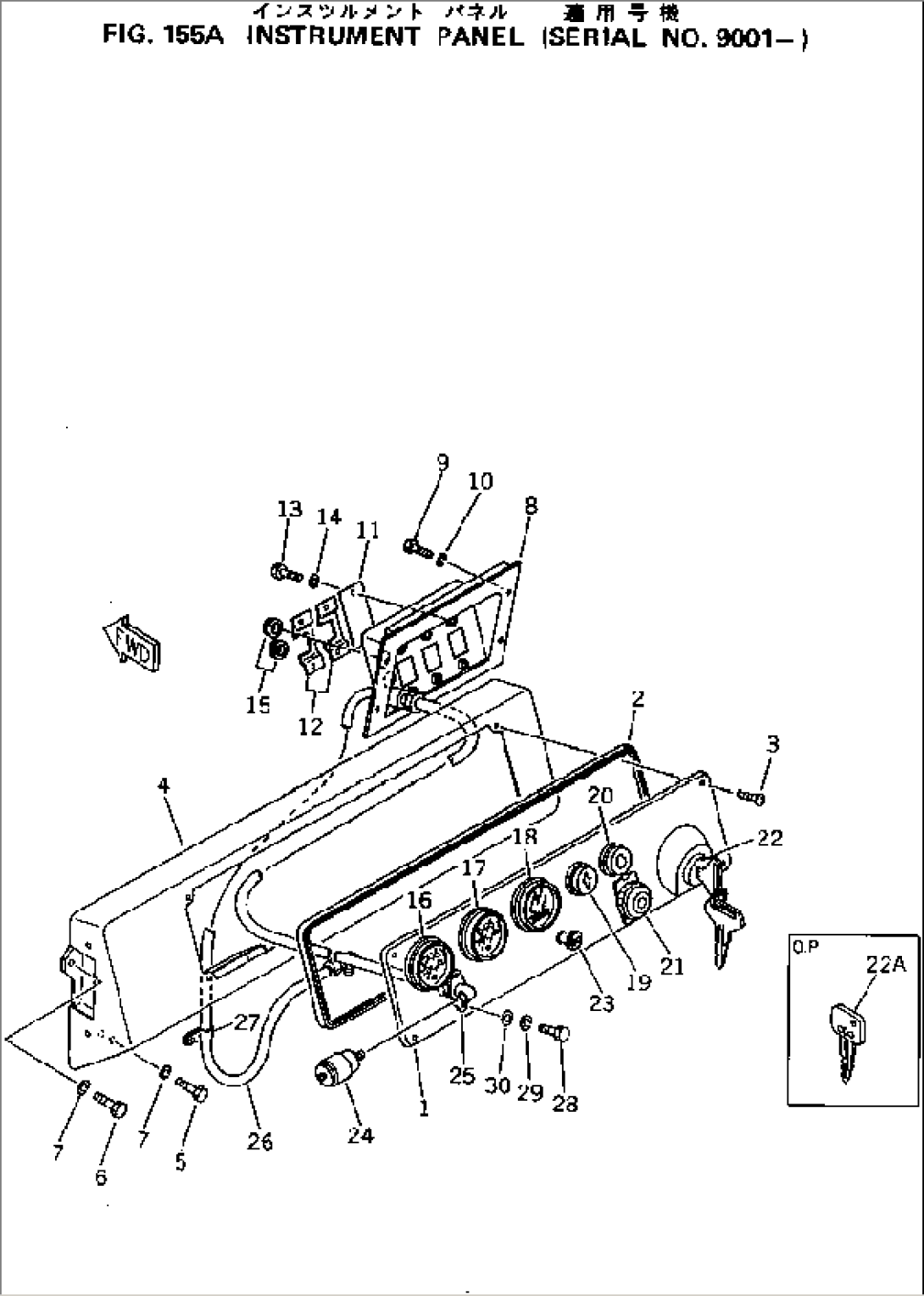 INSTRUMENT PANEL(#9001-)