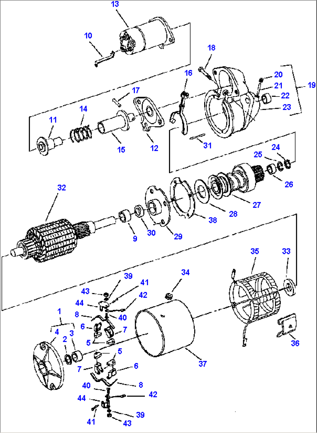 CRANKING MOTOR - 27MT