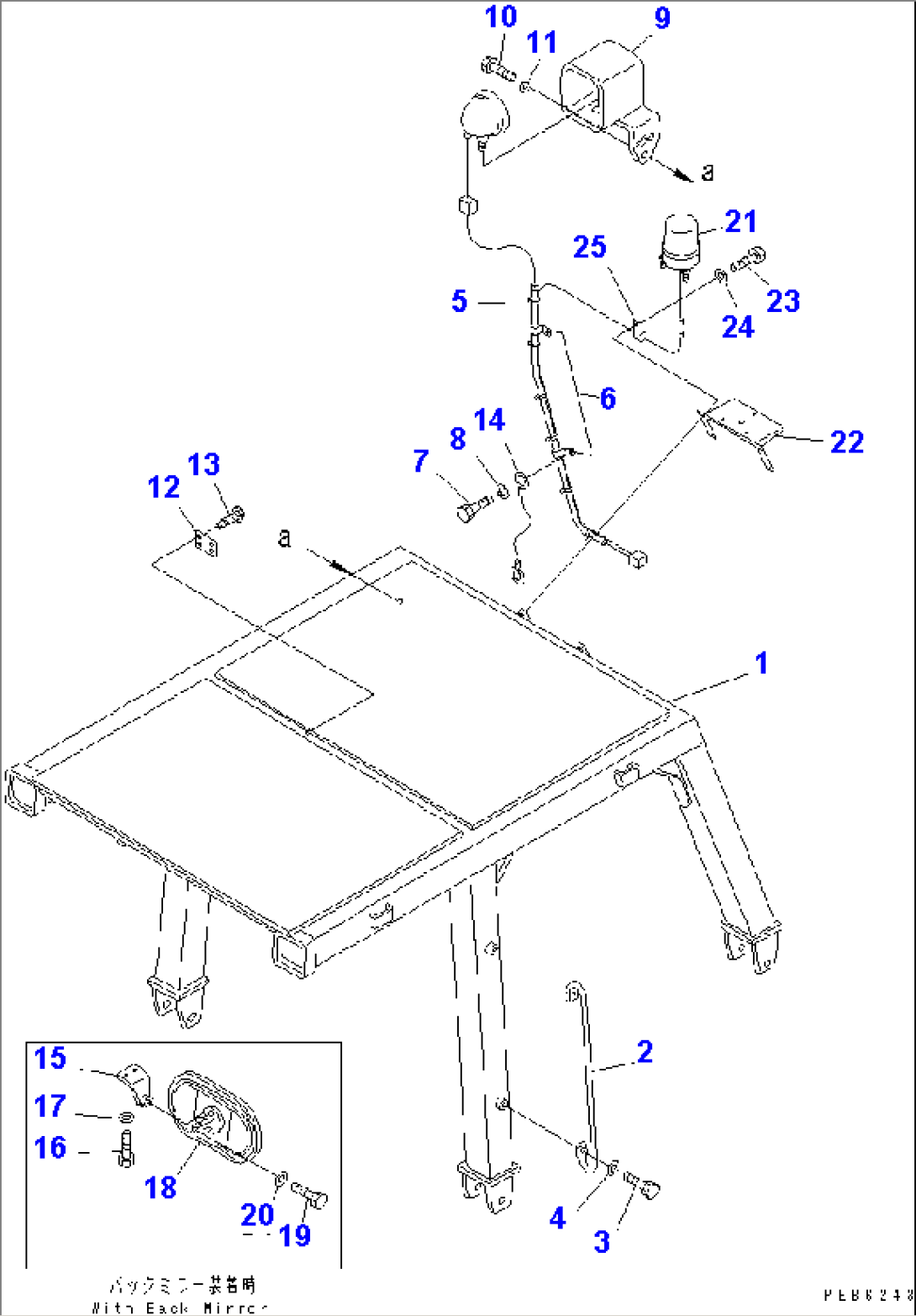 ROLL OVER PROTECTIVE STRUCTURE (FOR ETHIOPIA)(#36815-)