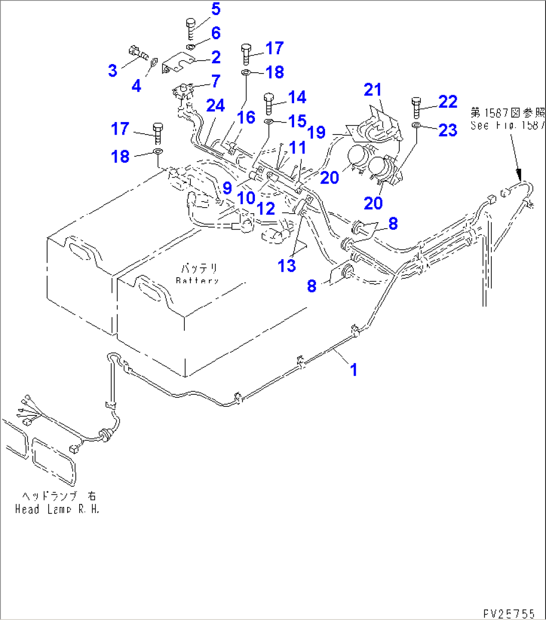 ELECTRICAL SYSTEM (OUTSIDE CAB) (9/11)(#5680-)