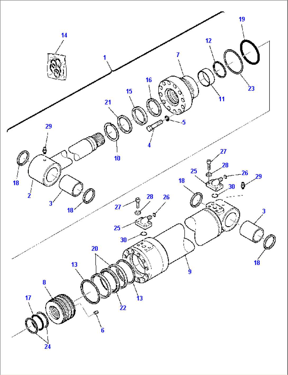 BOOM SWING CYLINDER