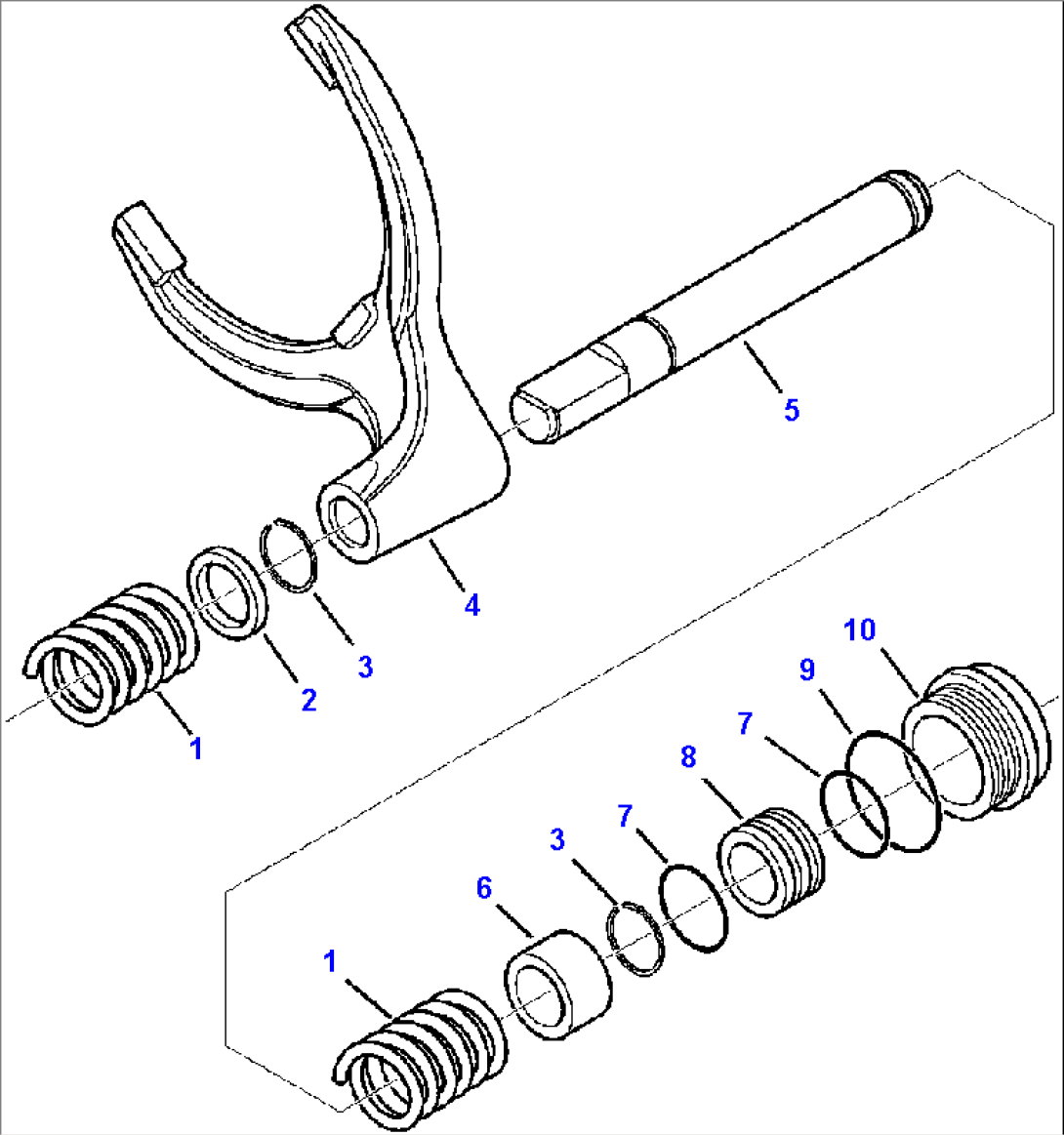 F3463-01A0 REAR AXLE DIFFERENTIAL LOCK