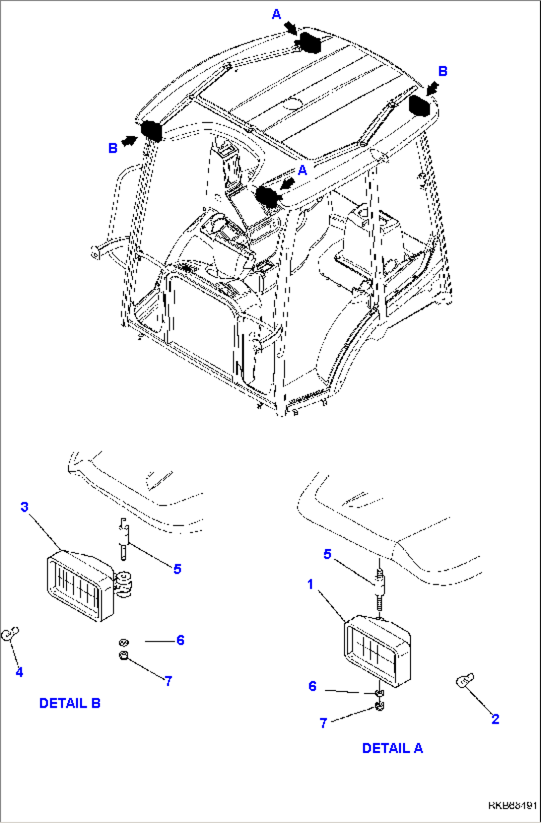 ELECTRICAL SYSTEM (WORK LIGHT)