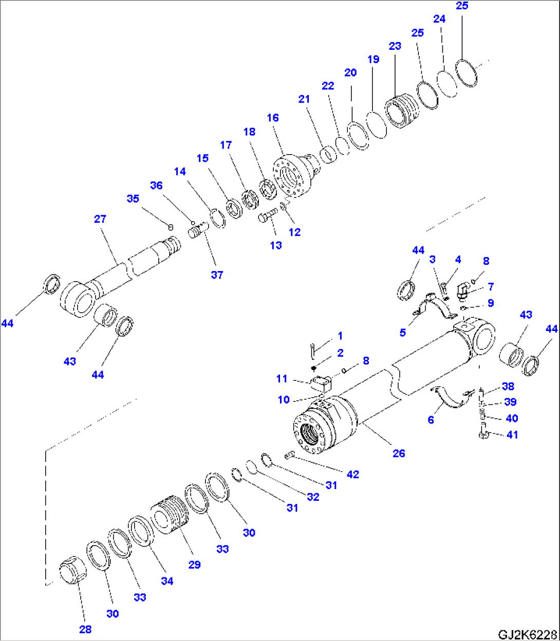 BOOM ADJUST CYLINDER