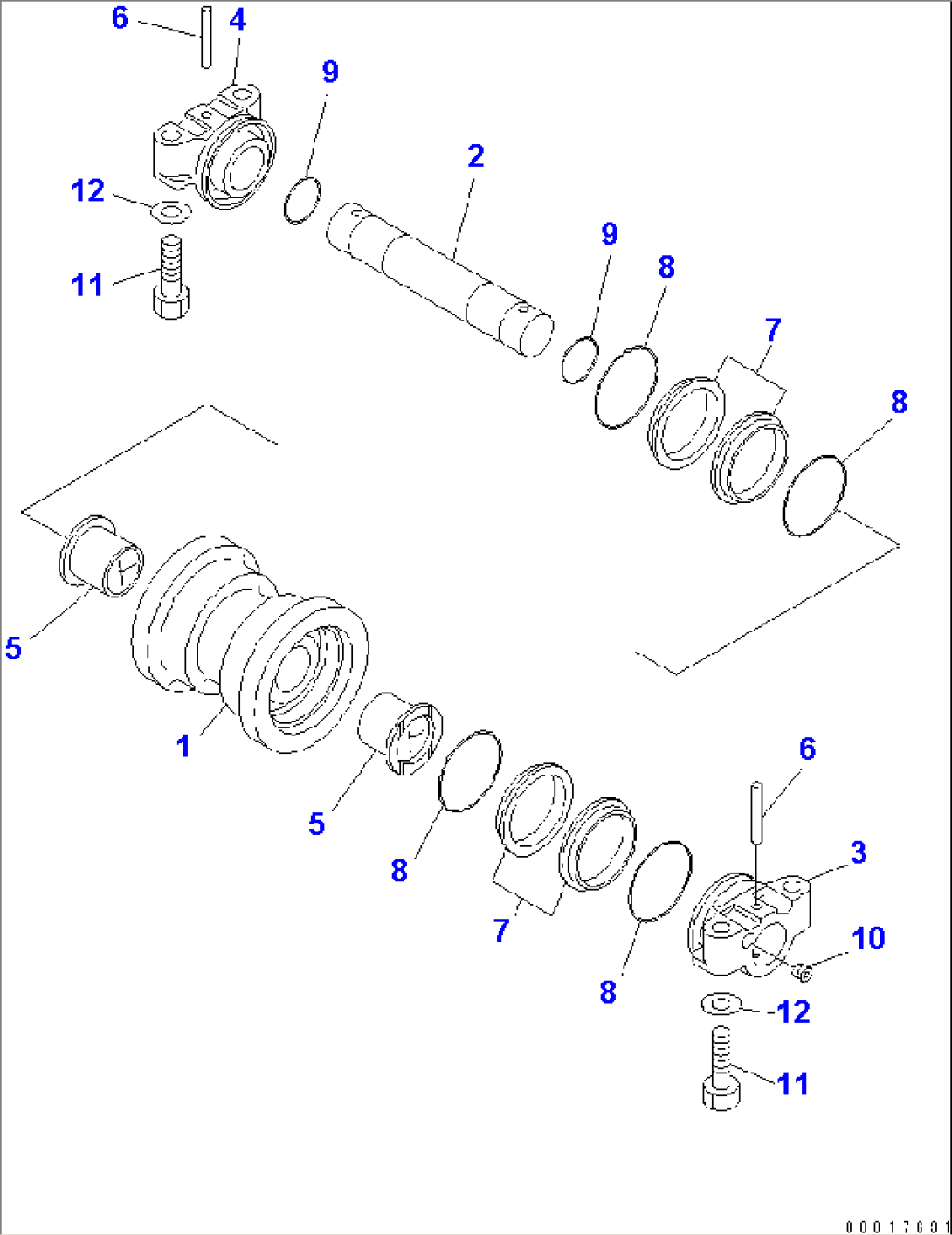 TRACK ROLLER(#5646-)