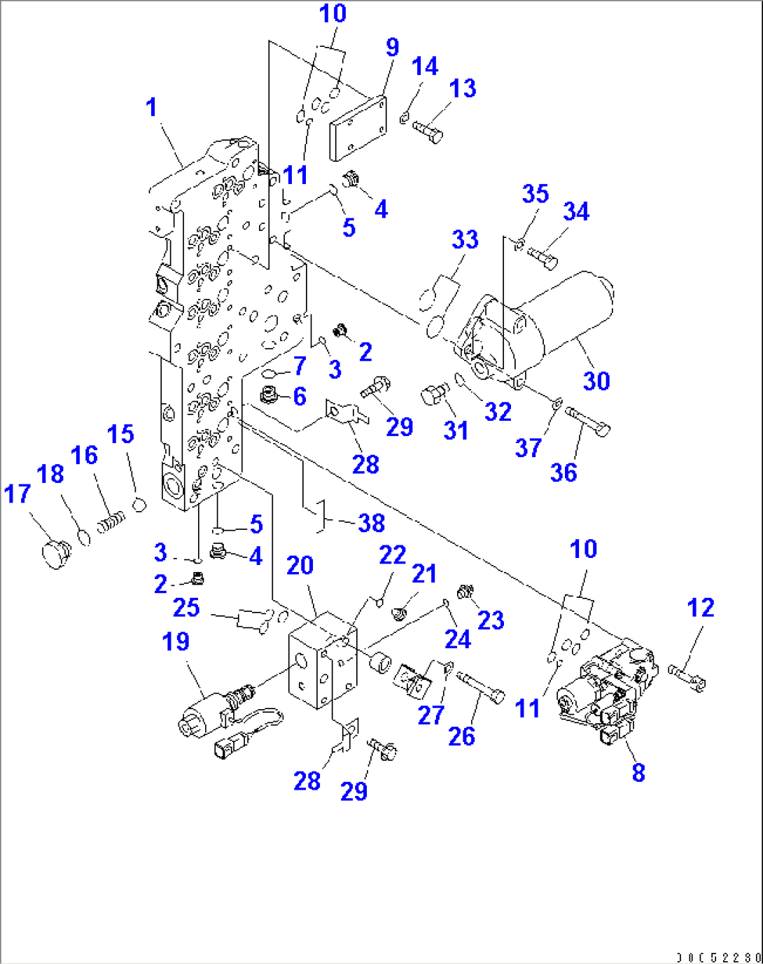 TRANSMISSION (MAIN VALVE) (2/2)(#65001-)