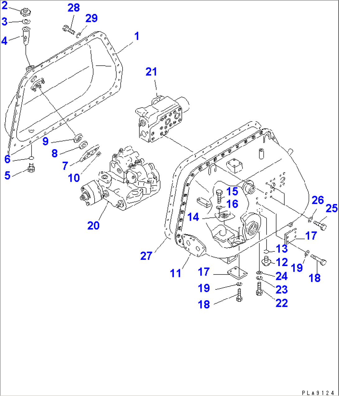 HYDRAULIC TANK (WITH RIPPER) (1/8)