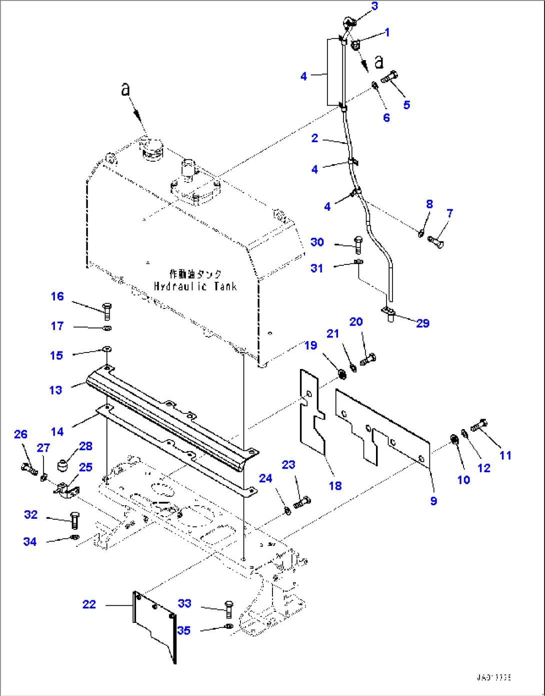 Hydraulic Tank, Tank Related Parts (2/2) (#80428-)