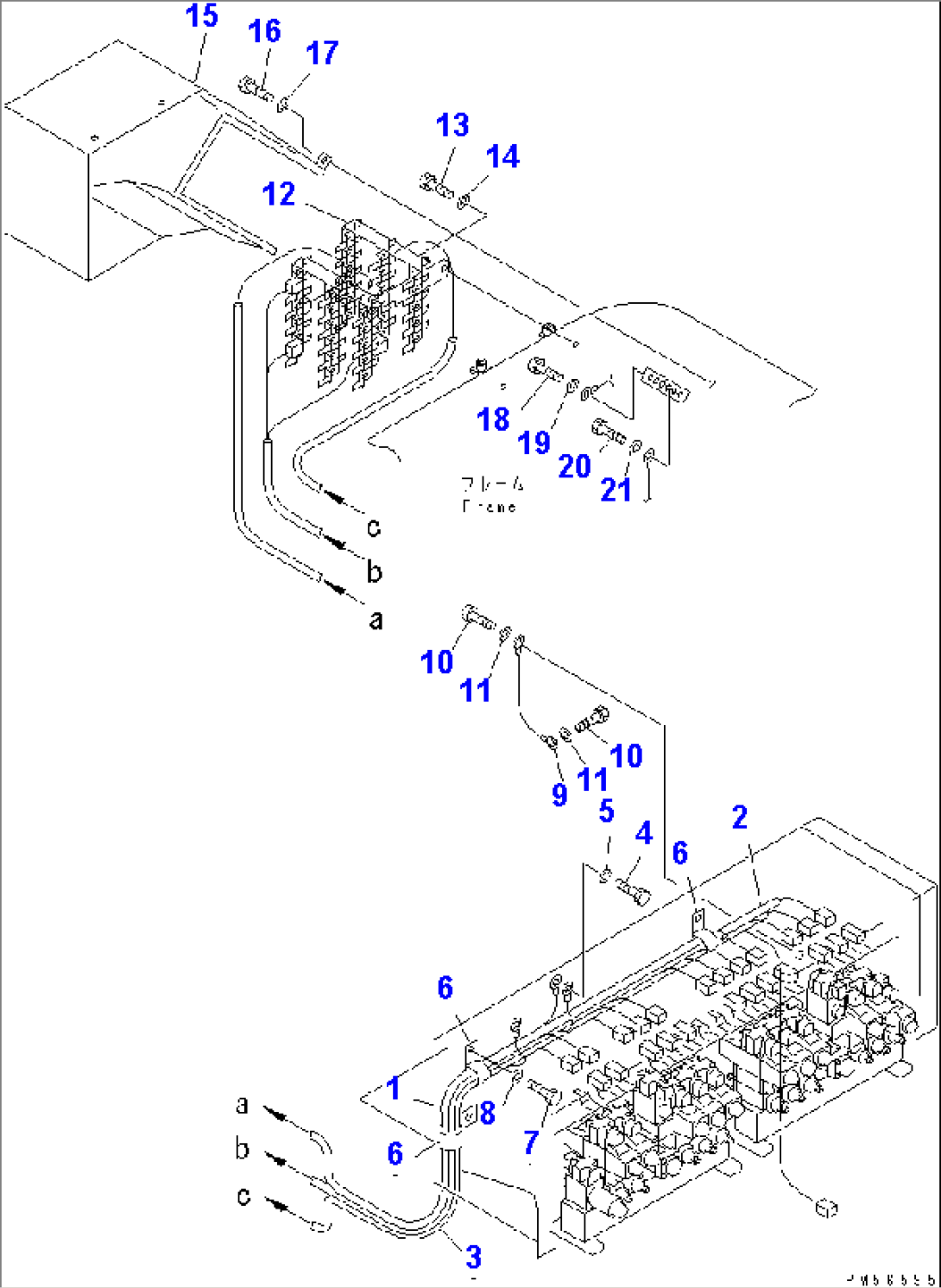 ELECTRICAL SYSTEM (MAIN CONTROL VALVE LINE)