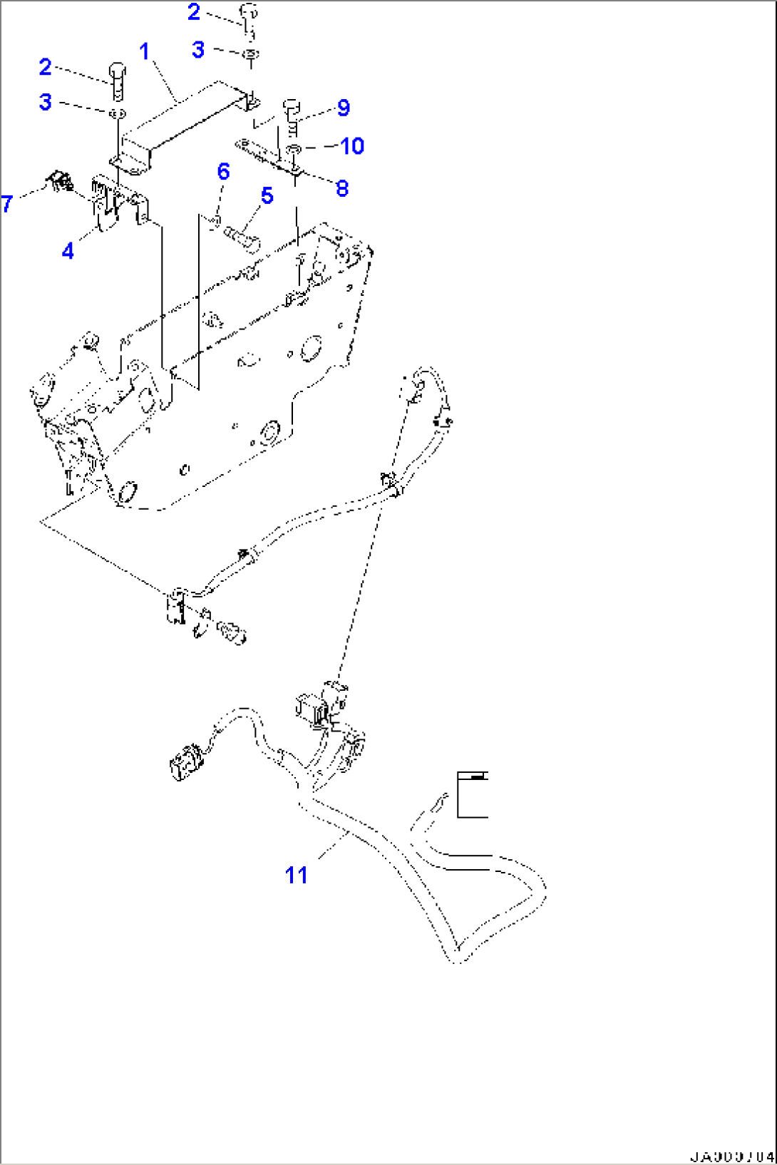 Floor Frame, Radio (#5187-)