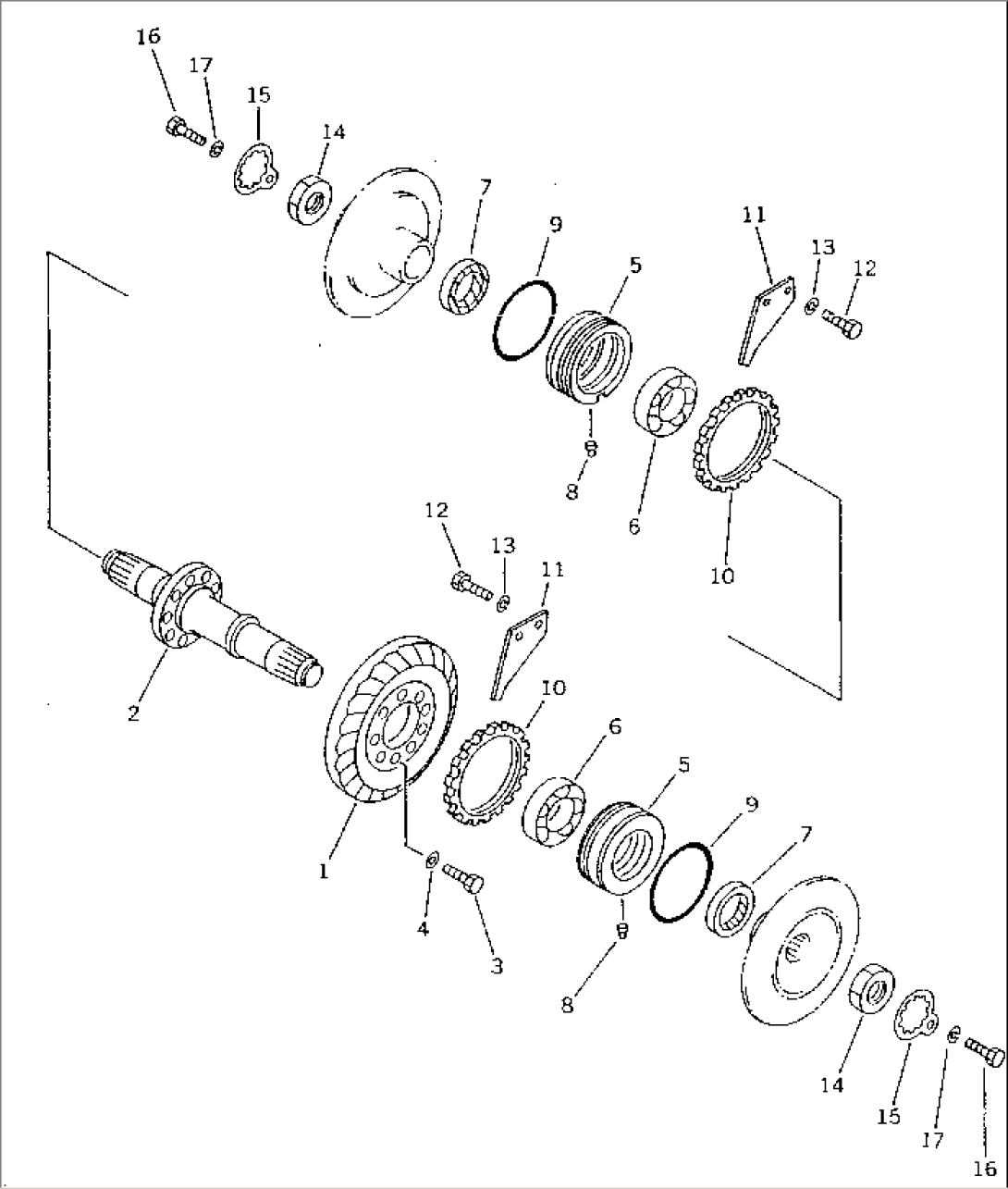 BEVEL GEAR AND SHAFT