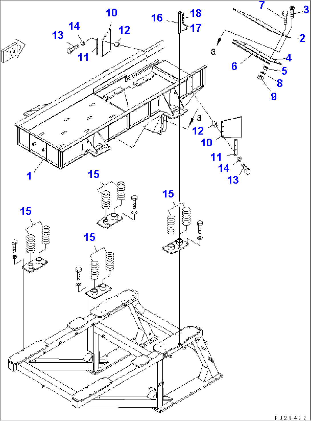 FEEDER (FRAME AND FEEDER SPRING)(#1501-)