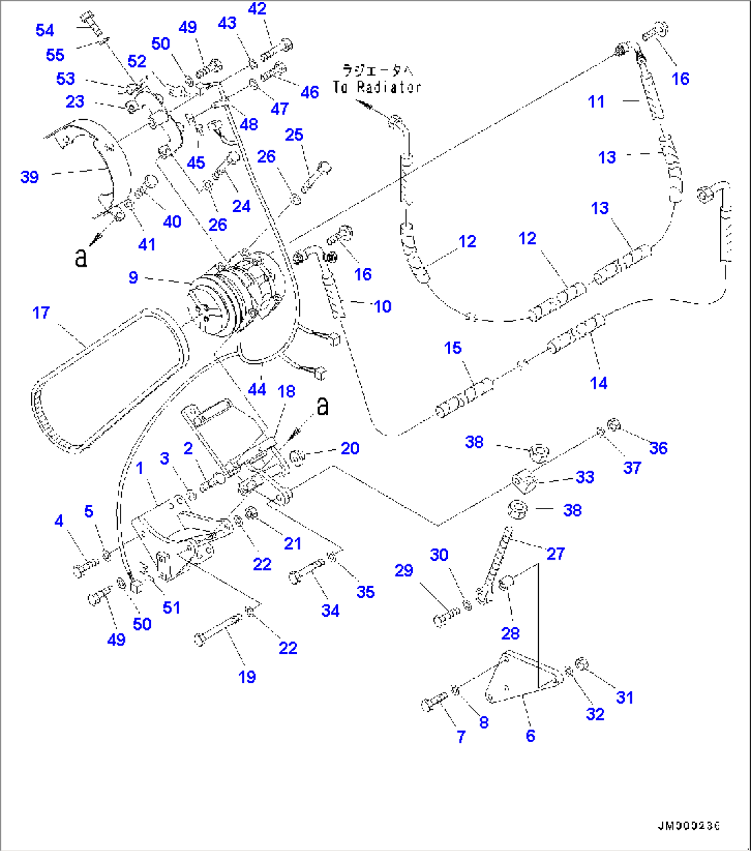 Compressor and Heater Piping, Compressor (#2785-)