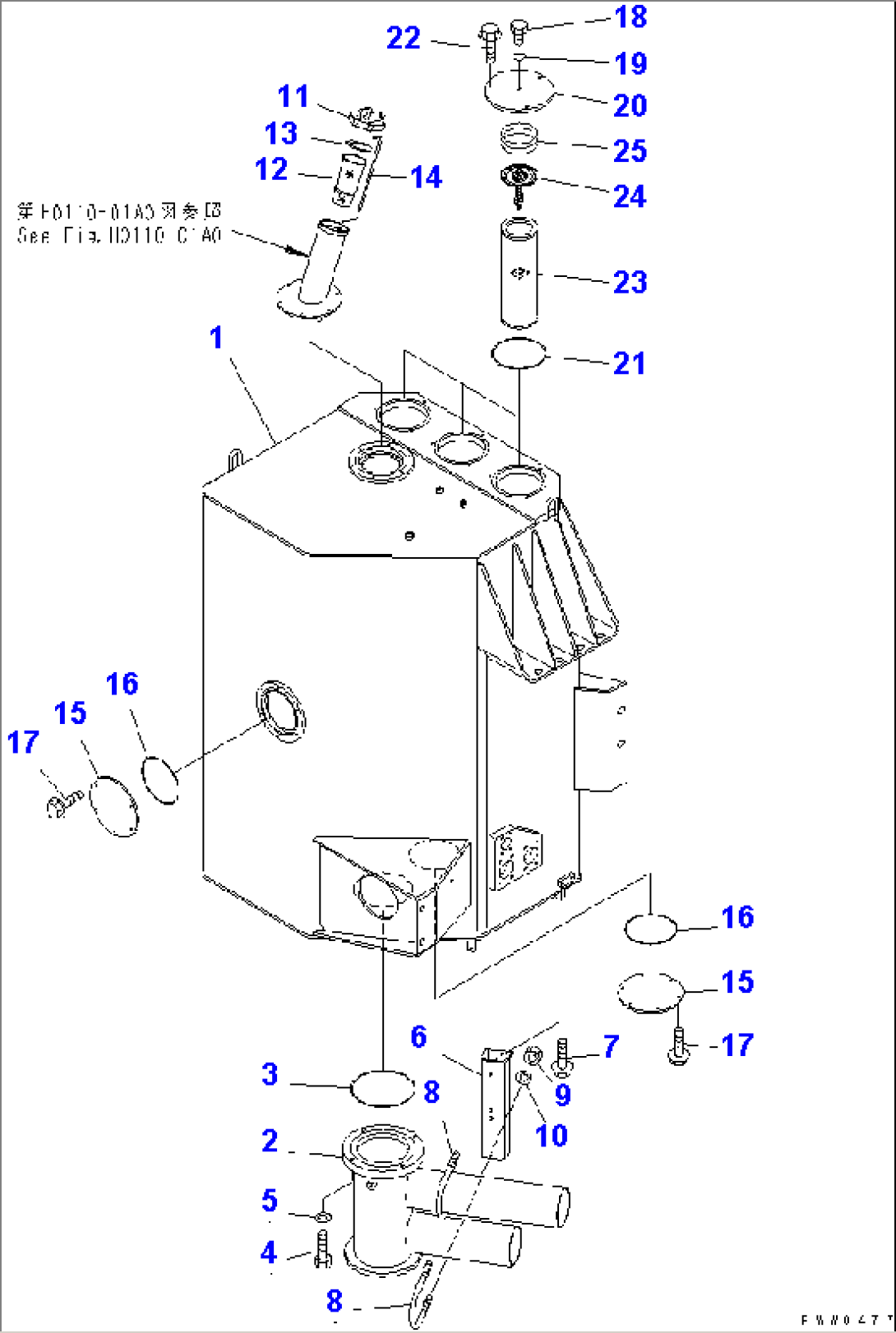 HYDRAULIC TANK (1/2)