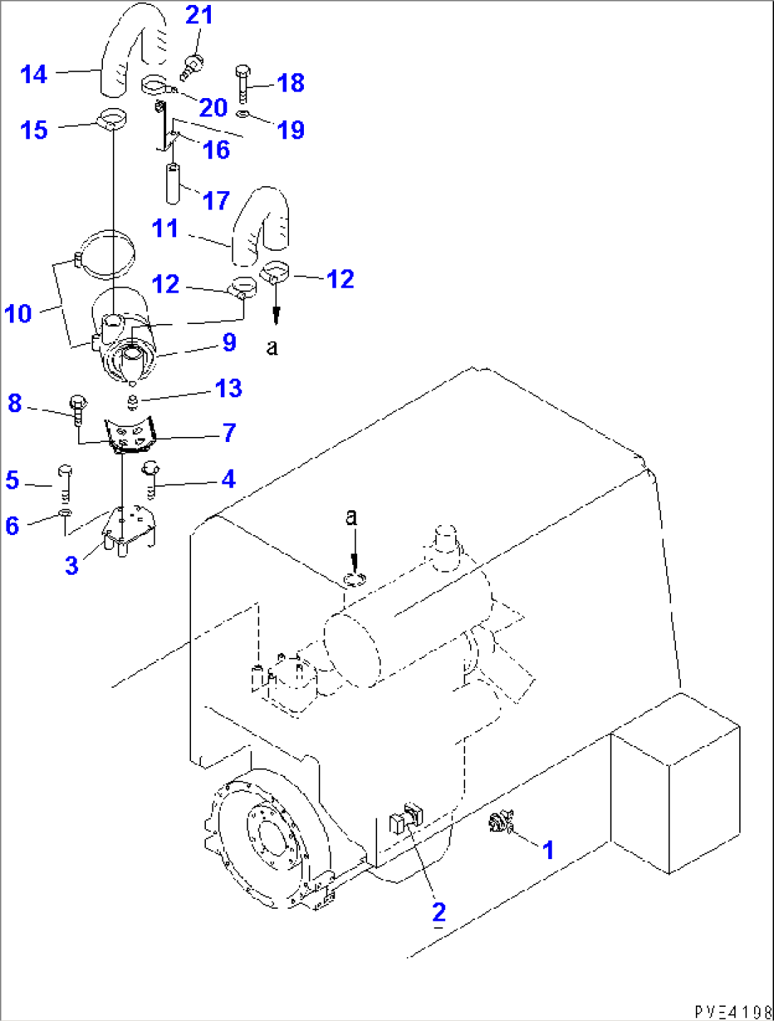 ENGINE (AIR CLEANER AND RELATED PARTS)(#10001-11086)
