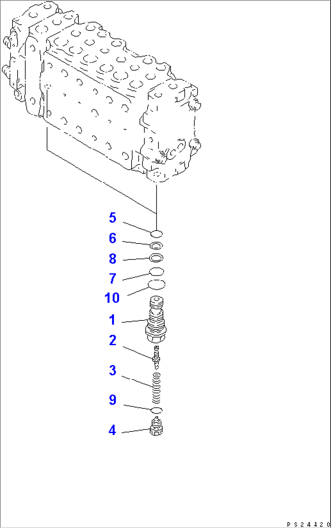 HYDRAULIC CONTROL VALVE (8/11)