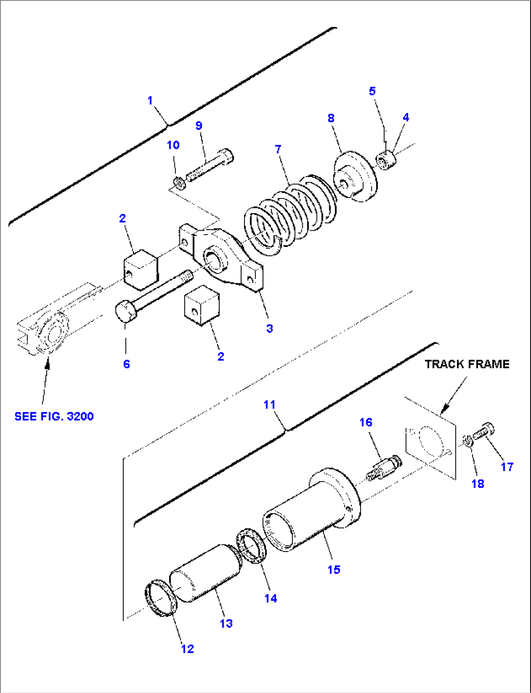 FRONT IDLER (FOR STEEL SHOE) (2/2)