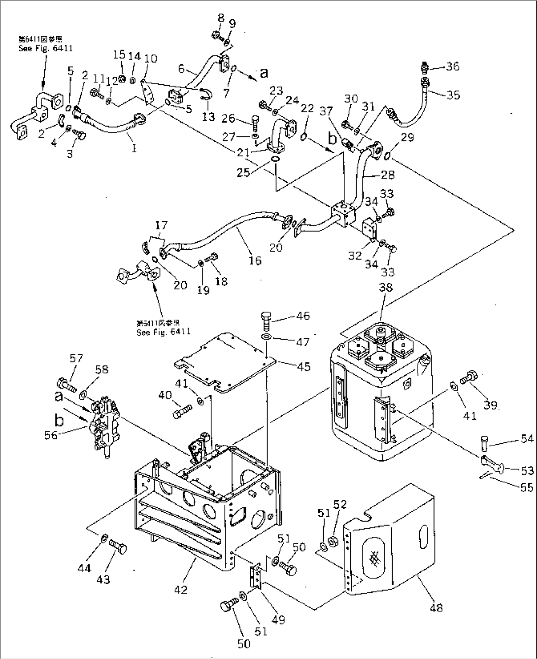 HYDRAULIC PIPING (2/12)(#2186-)