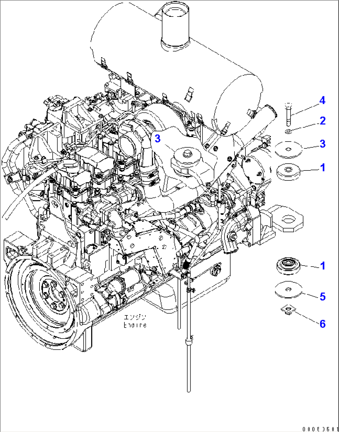 ENGINE MOUNT(#85001-)