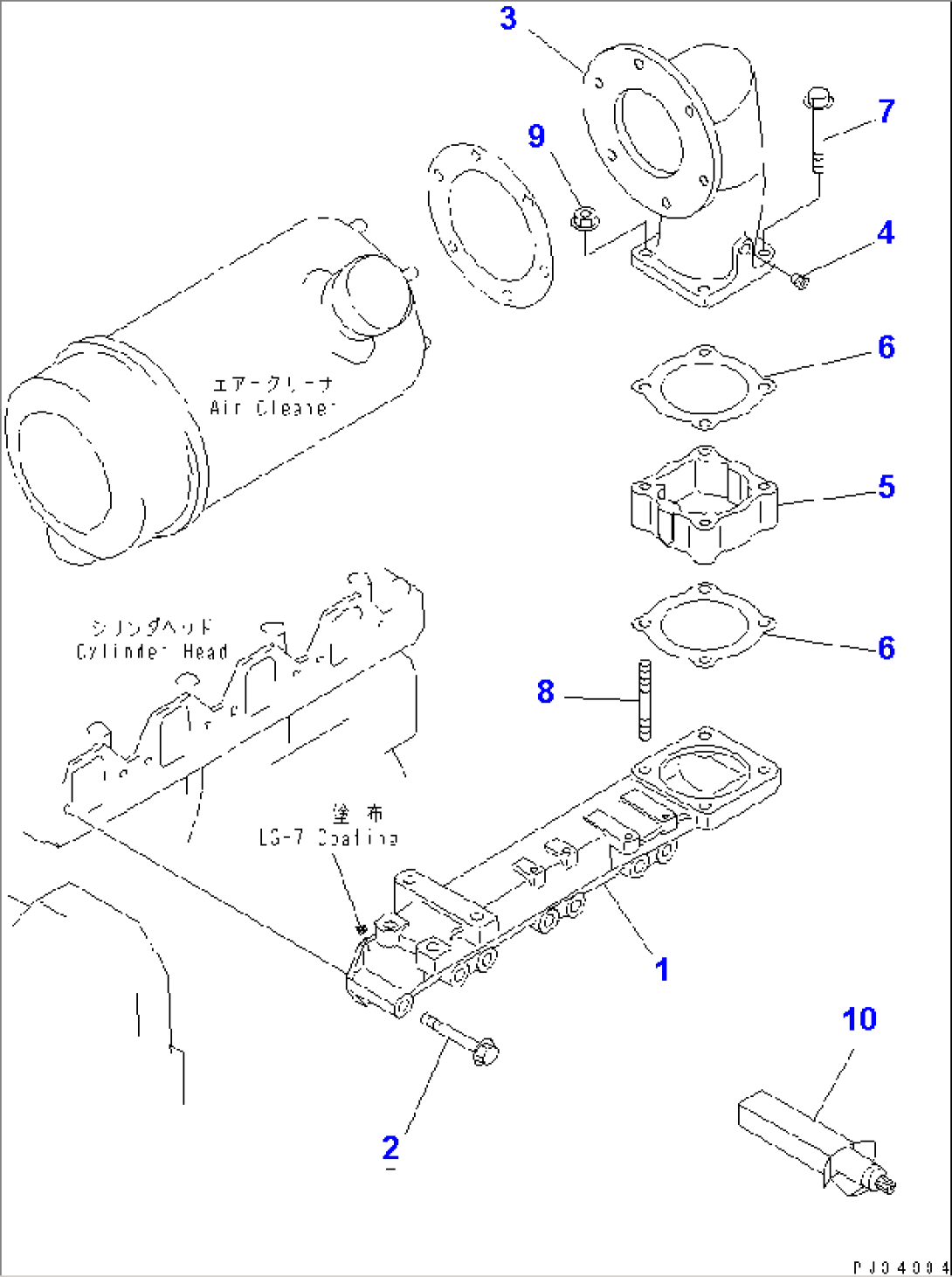 AIR INTAKE MANIFOLD AND CONNECTION(#23318-30907)
