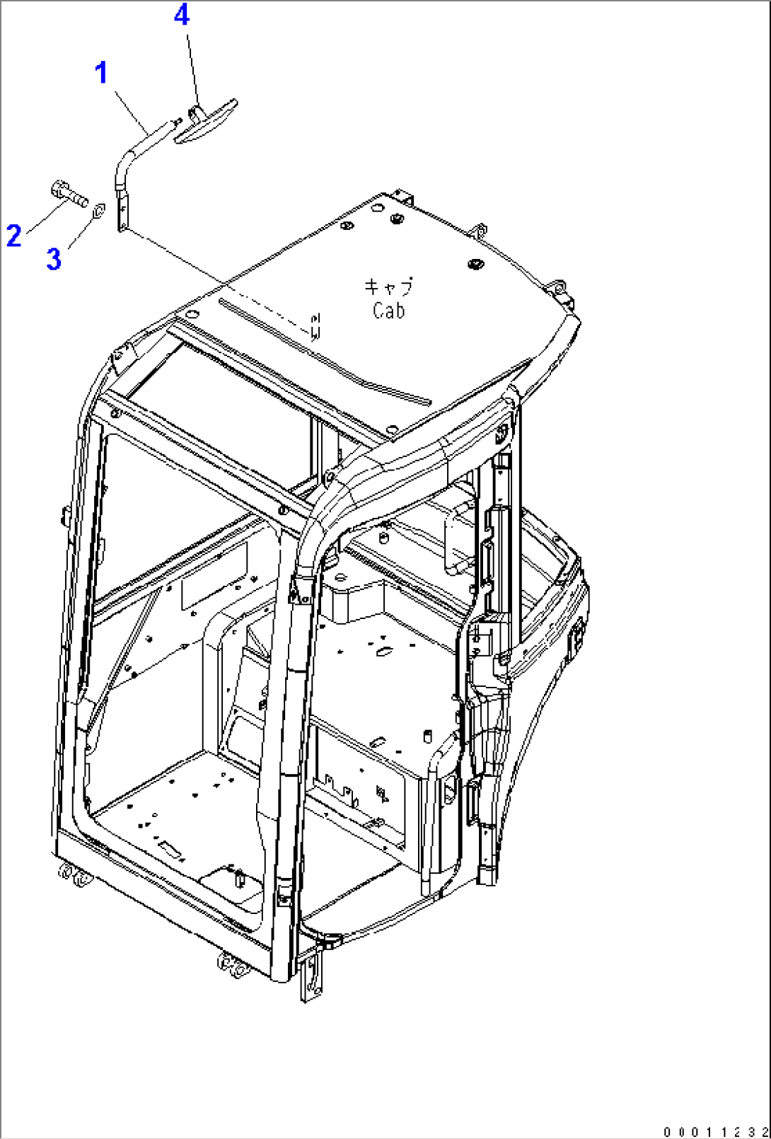 REAR VIEW MIRROR (FOR CAB)