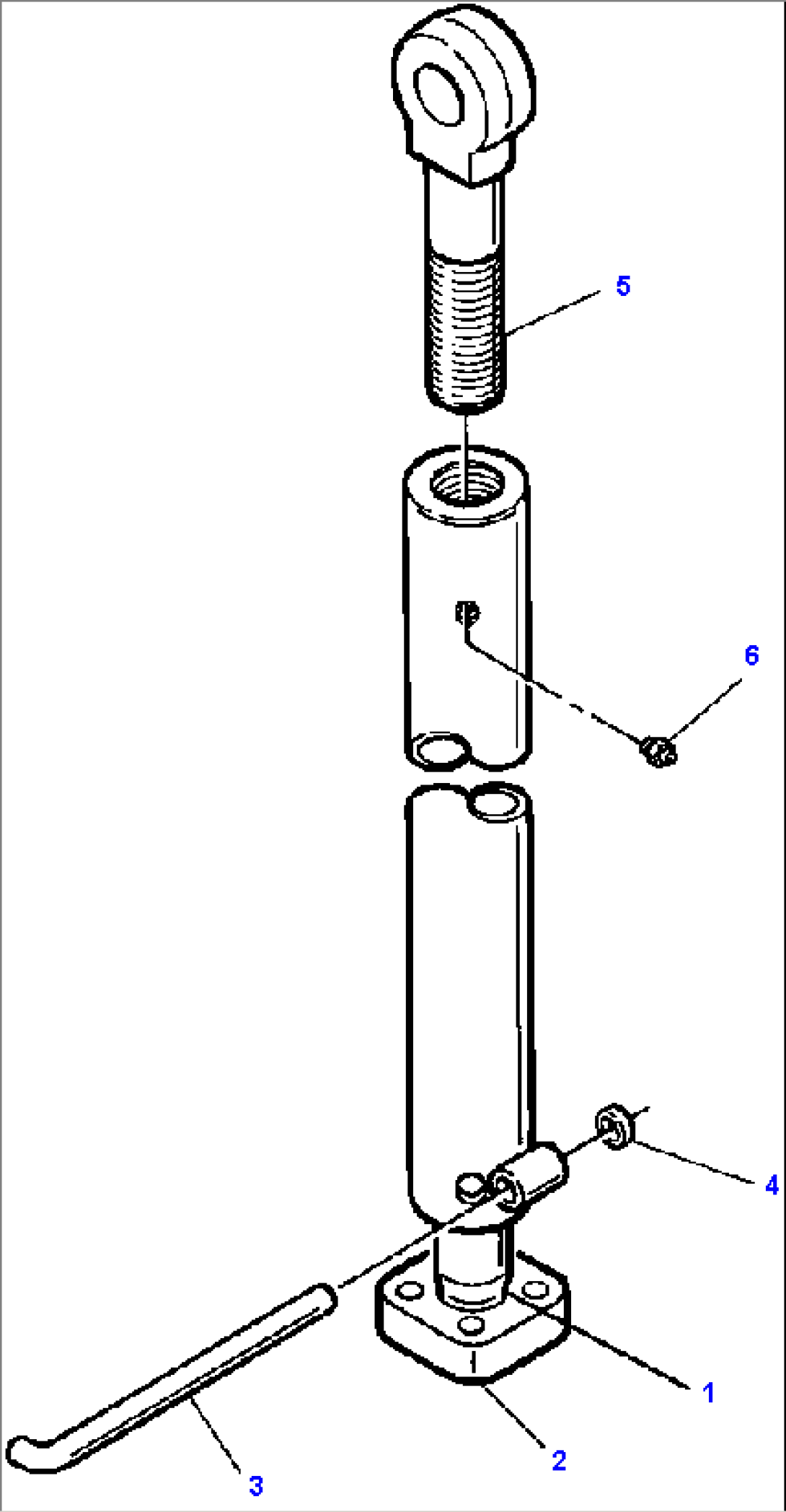 FIG. T2110-06A0 BULLDOZER UPPER STRUT