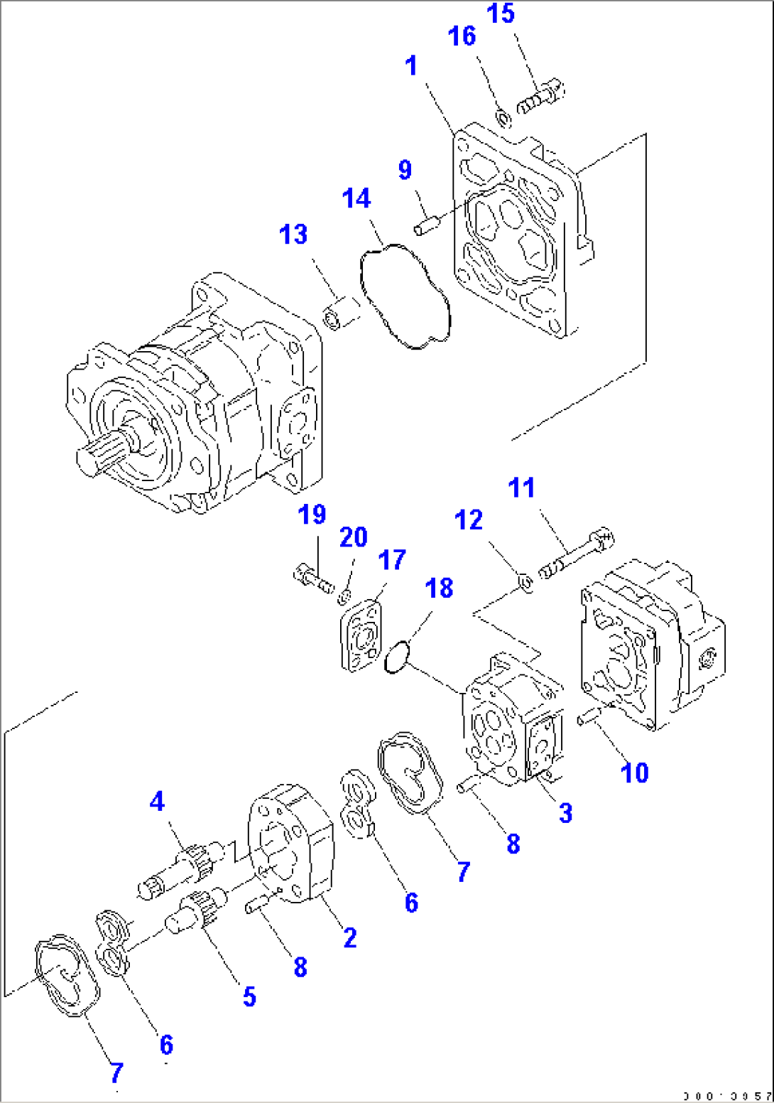 HYDRAULIC PUMP (2/3)