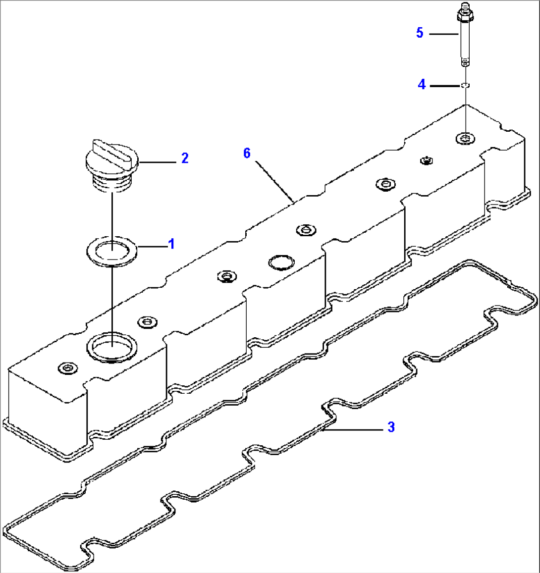 VALVE COVER ENGINES WITH 22.26 MM DIAMETER BREATHER