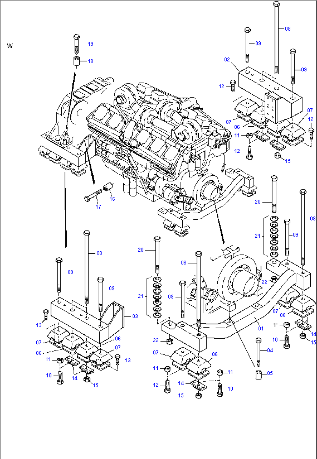 Drive Assembly, Mounting