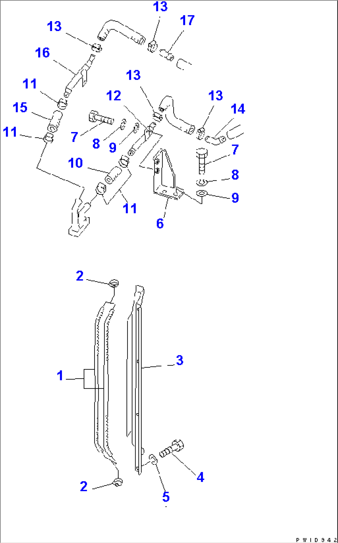 CAB (HEATER PIPING) (WITH SAFETY DEVICE)(#14404-)