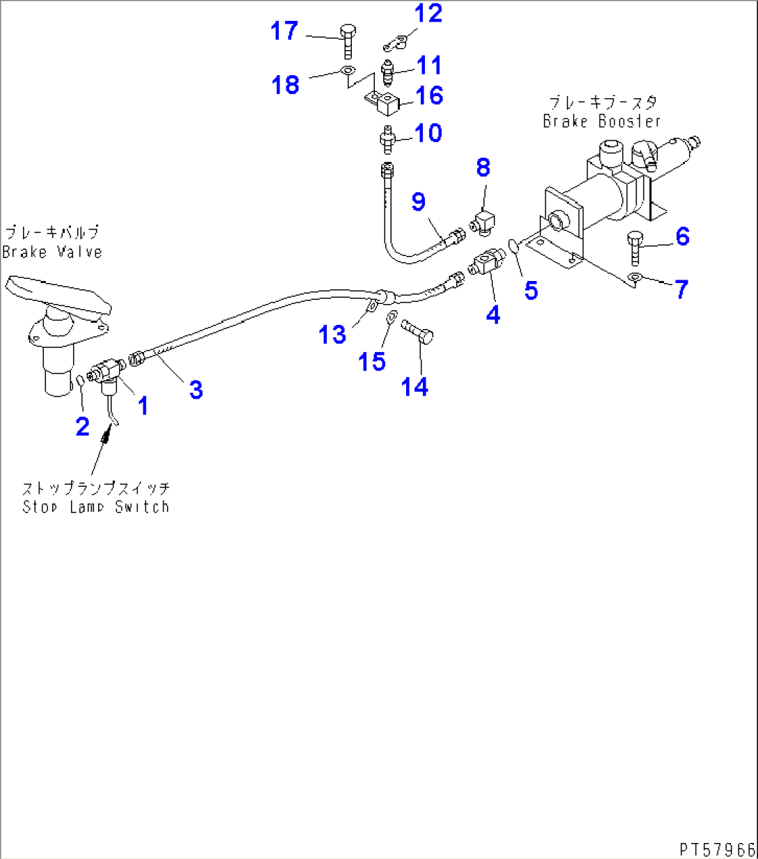 BRAKE PIPING (BRAKE BOOSTER LINE)